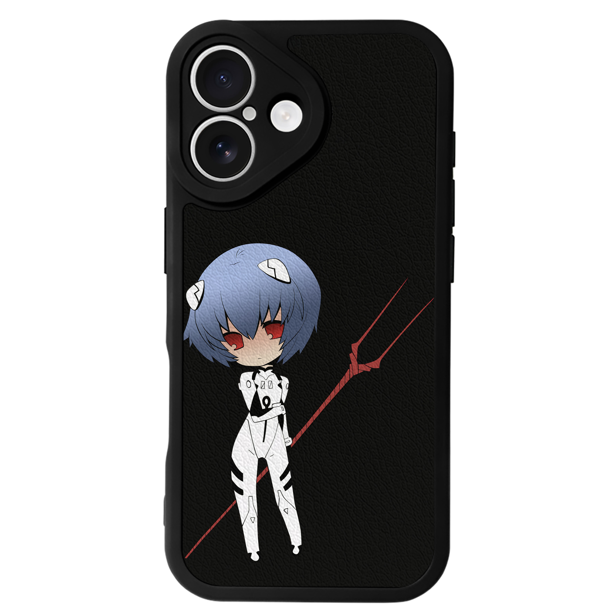 （画像用） EVA 新世紀エヴァンゲリオン 【iPhone 16シリーズ対応】シリコンスマホケース（レザー調） 材質：シリコン